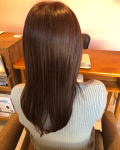 ふわにこの地肌と髪を大切にしたヘアカラー