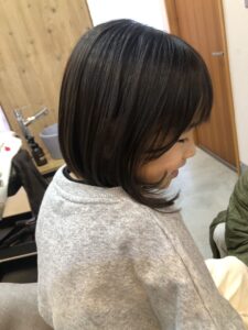 年少さんで初カットしてから3年